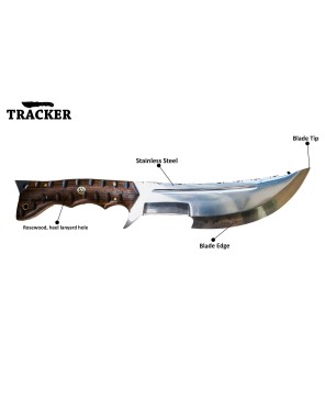 Tracker® Handmade Stainless Steel Tracker 2 Pcs Knife Set