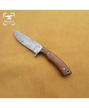 KBS Knives® Damascus Steel Bushcraft Knife