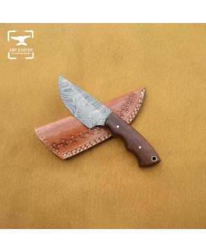 KBS Knives® Damascus Bushcraft Knife