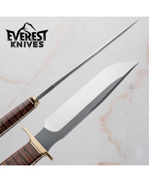 Everest Knives® Carbon Steel Survival Knife - Premium Tactical Gear