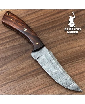 Damascus Maker Damascus Steel Bushcraft Knife