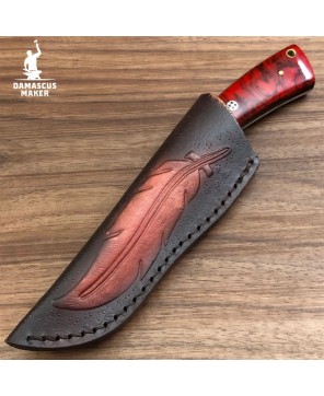 Damascus Maker Damascus Steel Bushcraft Knife