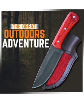 Almazan® Adventure Hand-Forged Carbon Steel hunting Knife