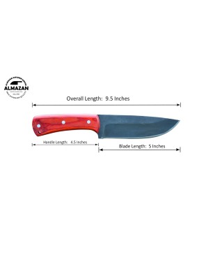 Almazan® Adventure Hand-Forged Carbon Steel hunting Knife