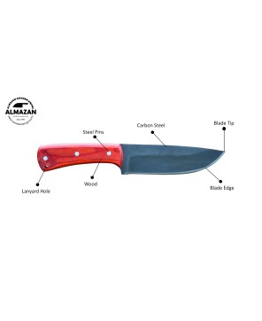 Almazan® Adventure Hand-Forged Carbon Steel hunting Knife