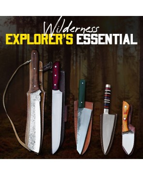 Almazan® Wilderness Series 5-Piece Knife Set