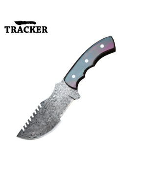 TRACKER® 2-Piece Damascus and Stainless Steel Tracker Knife Set