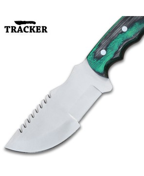 TRACKER® 2-Piece Damascus and Stainless Steel Tracker Knife Set