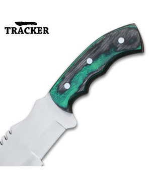 TRACKER® 2-Piece Damascus and Stainless Steel Tracker Knife Set