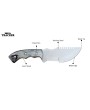 TRACKER® Outdoor Knife Set - Versatile 2-Piece Stainless Steel Knives