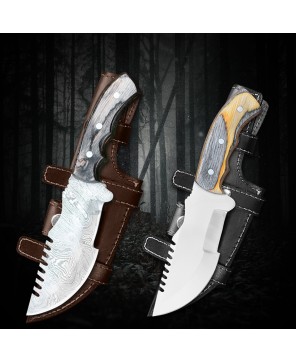 Tracker® Camping Knife Set - 10.5" Damascus Steel