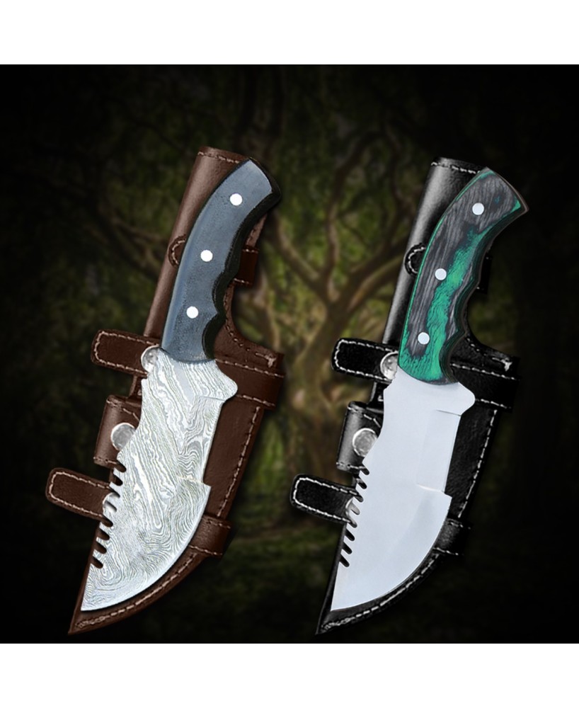 Tracker® 2-Piece Hunting Tool Knife Set - Stainless Steel