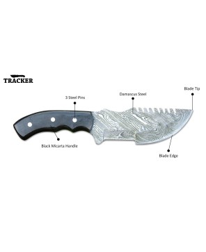 Tracker® 2-Piece Hunting Tool Knife Set - Stainless Steel