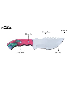 Tracker® Outdoor Knives Set - Premium 2-Piece Stainless Steel