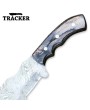 TRACKER® Hunting Knives Set - 10.5" Stainless Steel and Damascus Steel