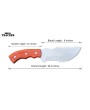 TRACKER® Hunting Knives Set - 10.5" Stainless Steel and Damascus Steel