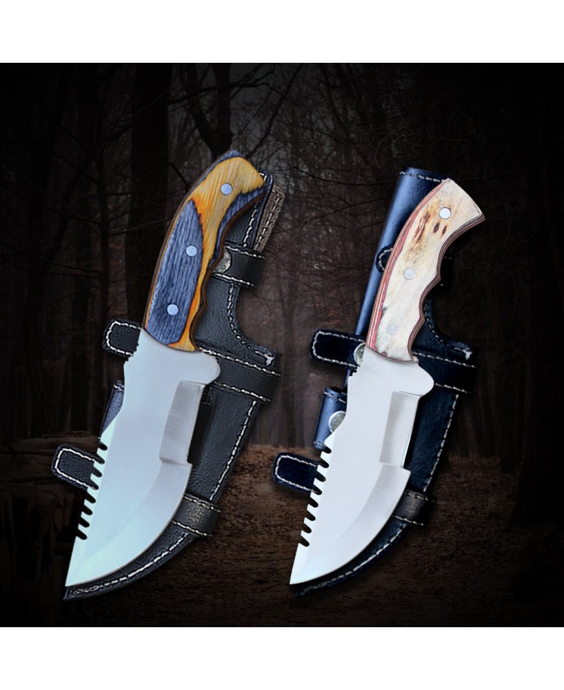 Tracker® Huntsman Hunting Knife Set - Premium Stainless Steel Blades