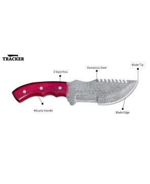 TRACKER® Camping Knives Set - 10.5" Damascus Steel