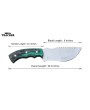 TRACKER® Camping Knives Set - 10.5" Damascus Steel