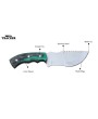 TRACKER® Camping Knives Set - 10.5" Damascus Steel