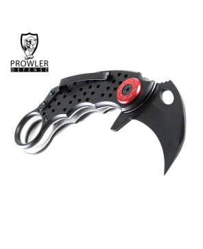 Black & Red Karambit Tactical Assisted Opening Folding Knife