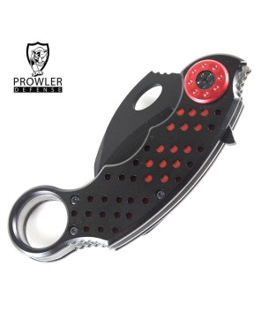 Black & Red Karambit Tactical Assisted Opening Folding Knife