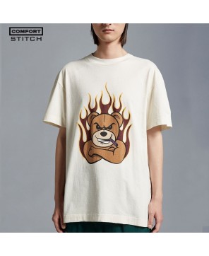 Bear Motif T-Shirt: Whimsical Style