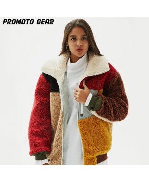 Promoto® Cruelty-Free Comfort, Stay Warm and Chic with the Geese Vegan Fur Bomber Jacket