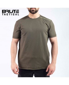 Tactical Outdoor Graphic T-Shirt - Khaki