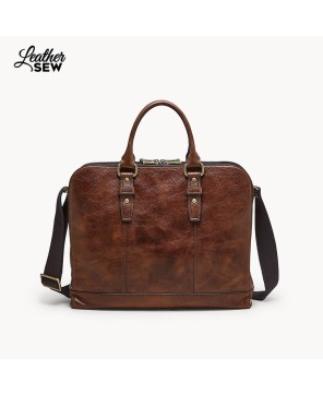 Shoulder Leather Laptop Bag