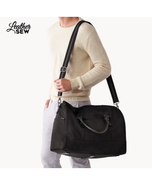 Versatile Eco Leather Duffle Bag - Chic & Sustainable