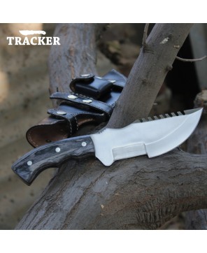 Custom Handmade Stainless Tracker Knife - Durable and Multi-Functional