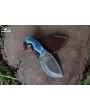 Almazan® Custom Handmade Stainless Steel Hunting Knife with Resin Sheet Handle