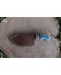 Almazan® Custom Handmade Stainless Steel Hunting Knife with Resin Sheet Handle