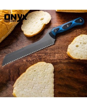 Handmade Carbon Steel Kitchen Cleaver Knife by Onyx Cutlery