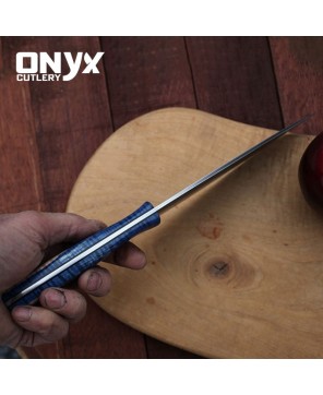 Custom Handmade Cleaver Chef Butcher Style Knife by Onyx Cutlery