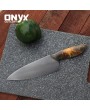 Custom Handmade Stainless Steel Butcher Chopping Kitchen Chef Knife by Onyx Cutlery