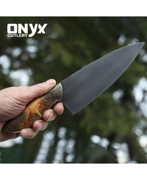 Custom Handmade Stainless Steel Butcher Chopping Kitchen Chef Knife by Onyx Cutlery