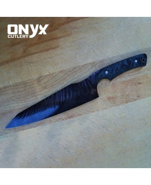 Custom Handmade Vegetable Cleaver Stainless Steel Kitchen Knife by Onyx Cutlery