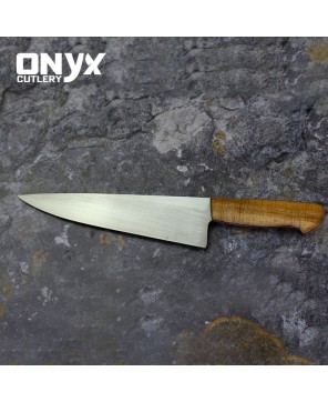 Custom Handmade Stainless Steel Sharp Knife With Ebony Handle by Onyx Cutlery