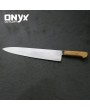 Custom Handmade Carbon Steel Kitchen Knife With Wood Handle Razor Sharp by Onyx Cutlery