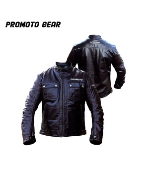 Promoto Gear Leather Motorbike Jacket