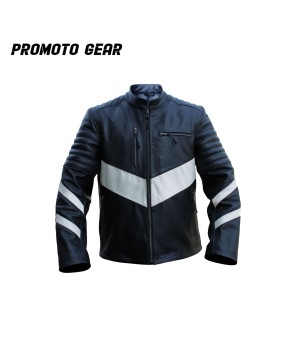 Genuine Leather Semi Motor Jacket