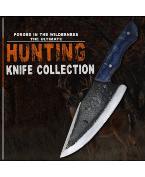 Almazan® Handmade Hunting Knife | Carbon Steel Blade