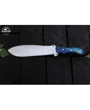 Almazan® Huntsman Series Handmade Hunting Stainless Steel Knife with Color Wood Handle