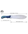 Almazan® Huntsman Series Handmade Hunting Stainless Steel Knife with Color Wood Handle