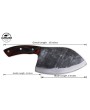 Almazan Carbon Steel Cleaver Knife