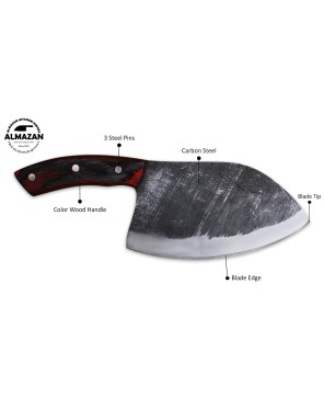 Almazan Carbon Steel Cleaver Knife