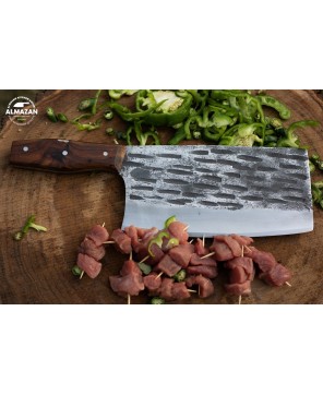 Handcrafted Serbian Cleaver Butcher Knife