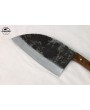 Almazan® Carbon Steel Serbian Style Chef Knife with Wood Handle